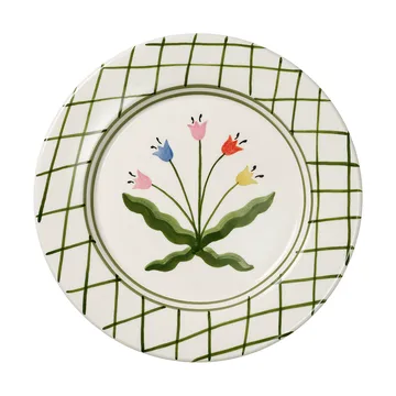 Madelen Möllard Tulip talerz - Zielony, 28 cm - Pick a Poppy
