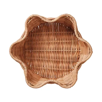 Rattan Round kosz - Natural, 23 cm - Pick a Poppy