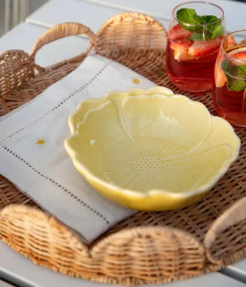 Round Scallop taca - Natural, 40 cm - Pick a Poppy