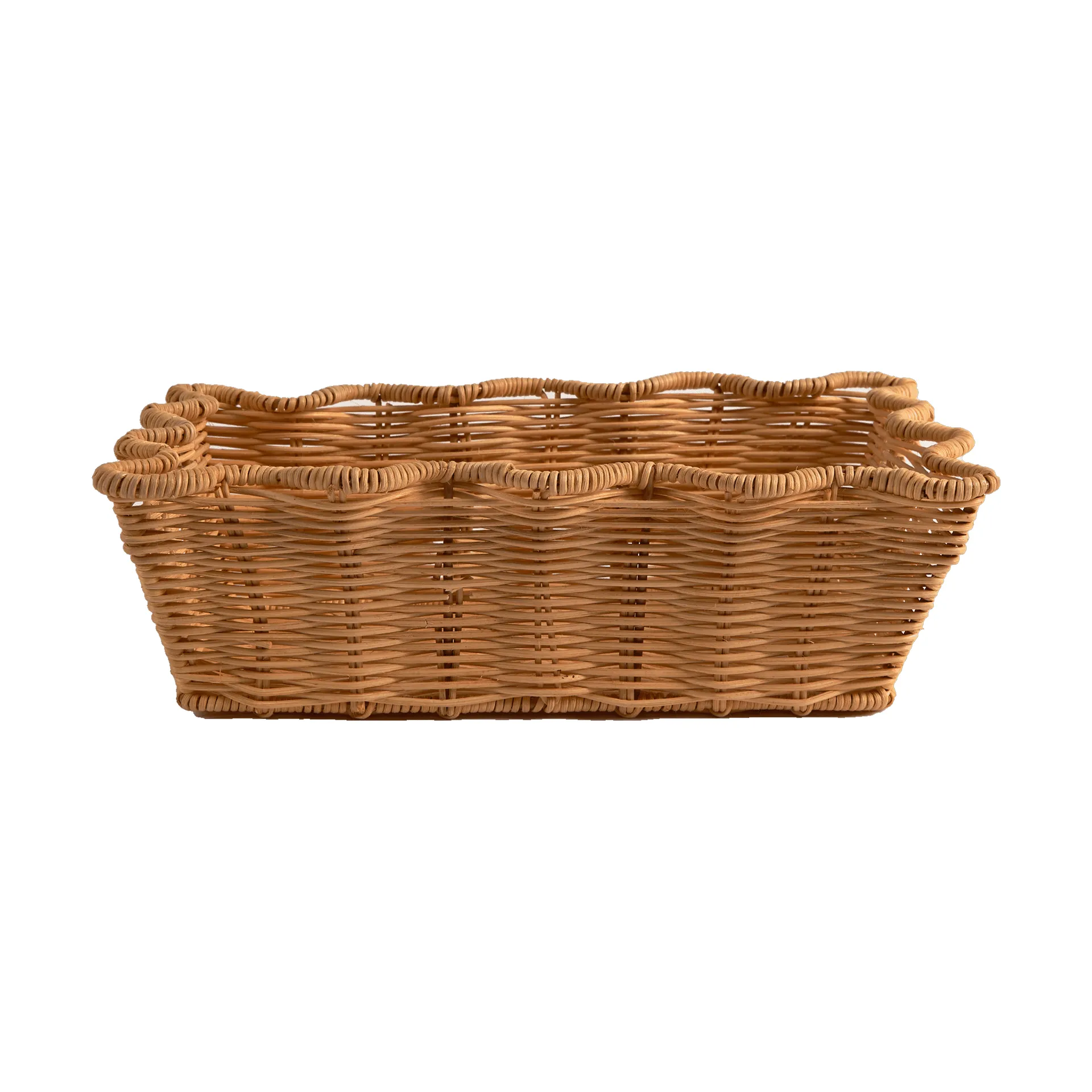 Scallop Rattan kosz, Natural, 20x30 cm Pick a Poppy