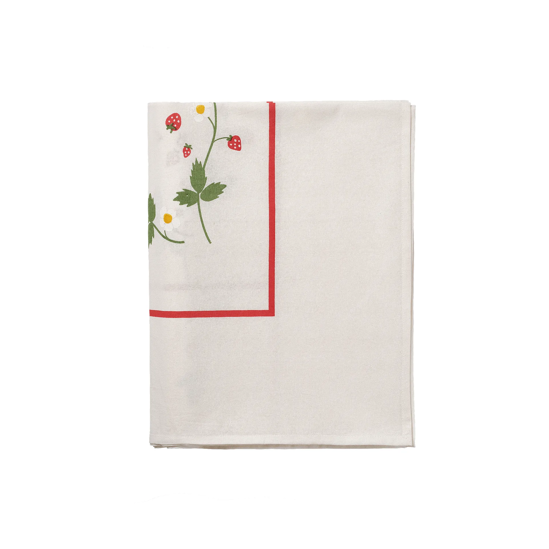 Wild Strawberry obrus, Czerwony, 250x150 cm Pick a Poppy