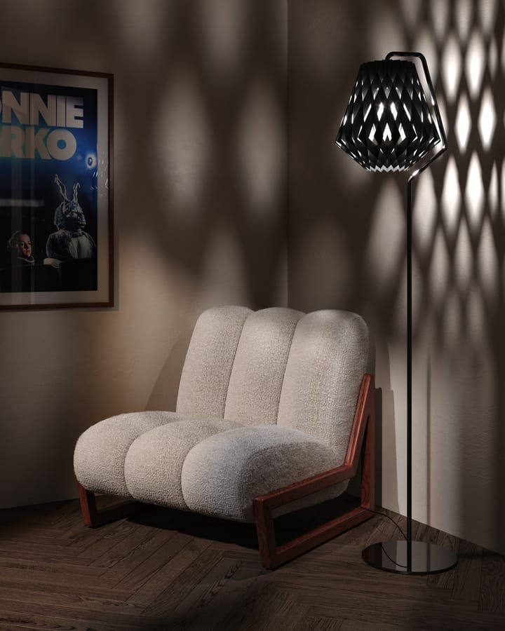 Lampa podłogowa Pilke Signature Ø28 cm, Czarny Pilke