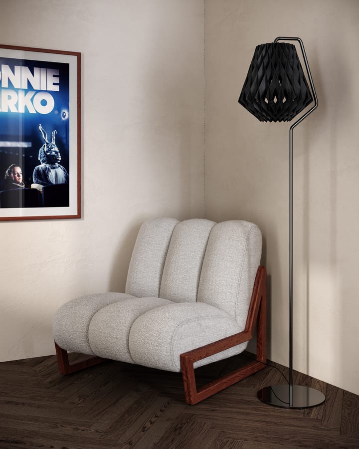 Lampa podłogowa Pilke Signature Ø28 cm, Czarny Pilke