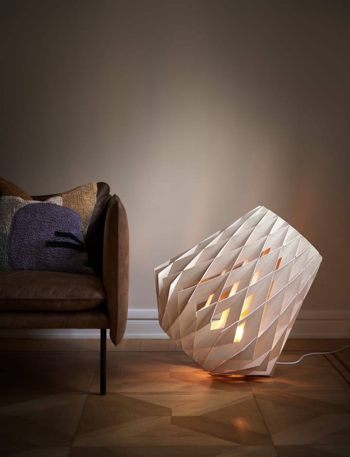 Lampa podłogowa Pilke Signature Ø64 cm, Brzoza Pilke