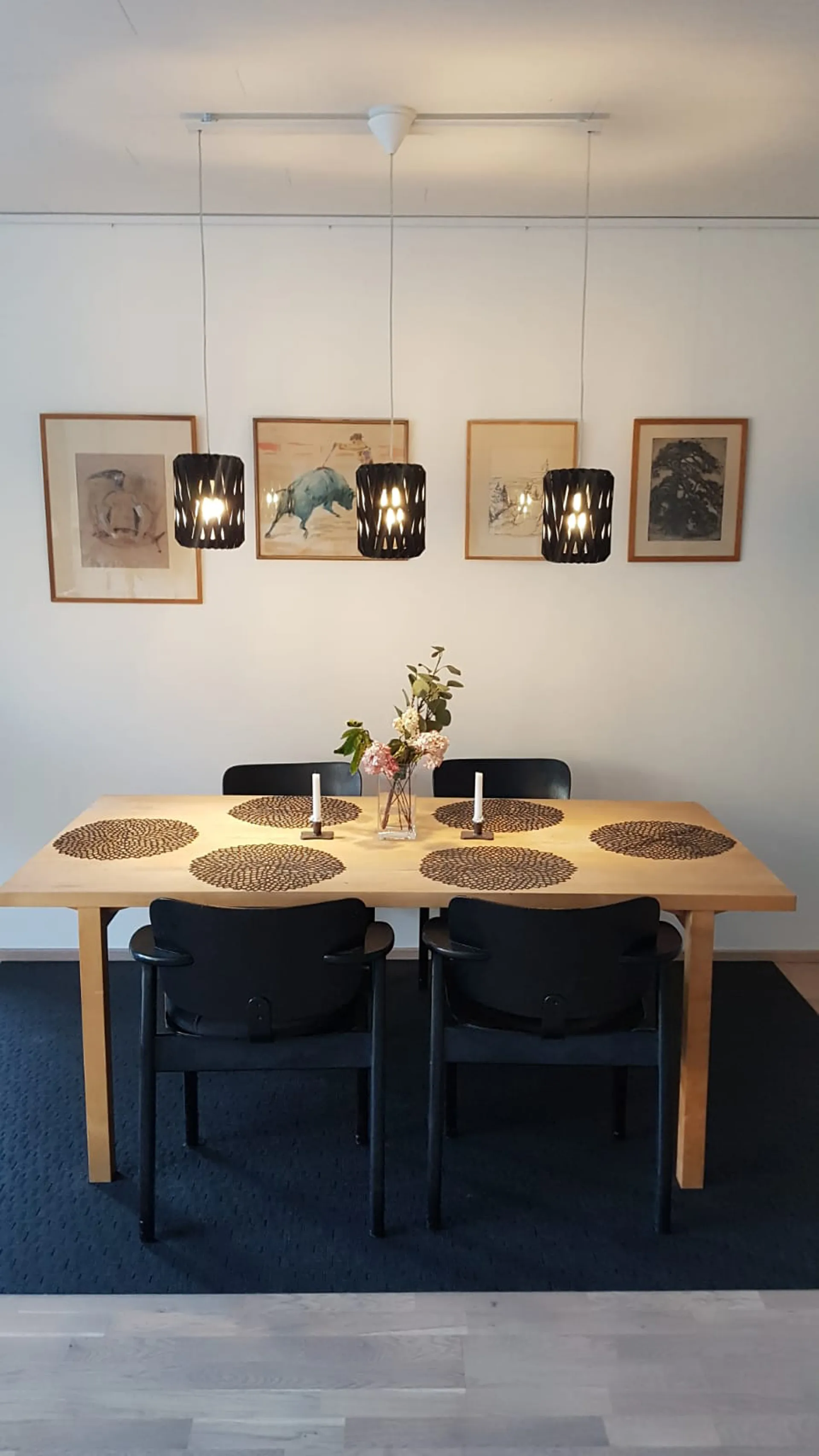 Lampa wisząca Pilke Signature Ø18 cm, Czarny Pilke