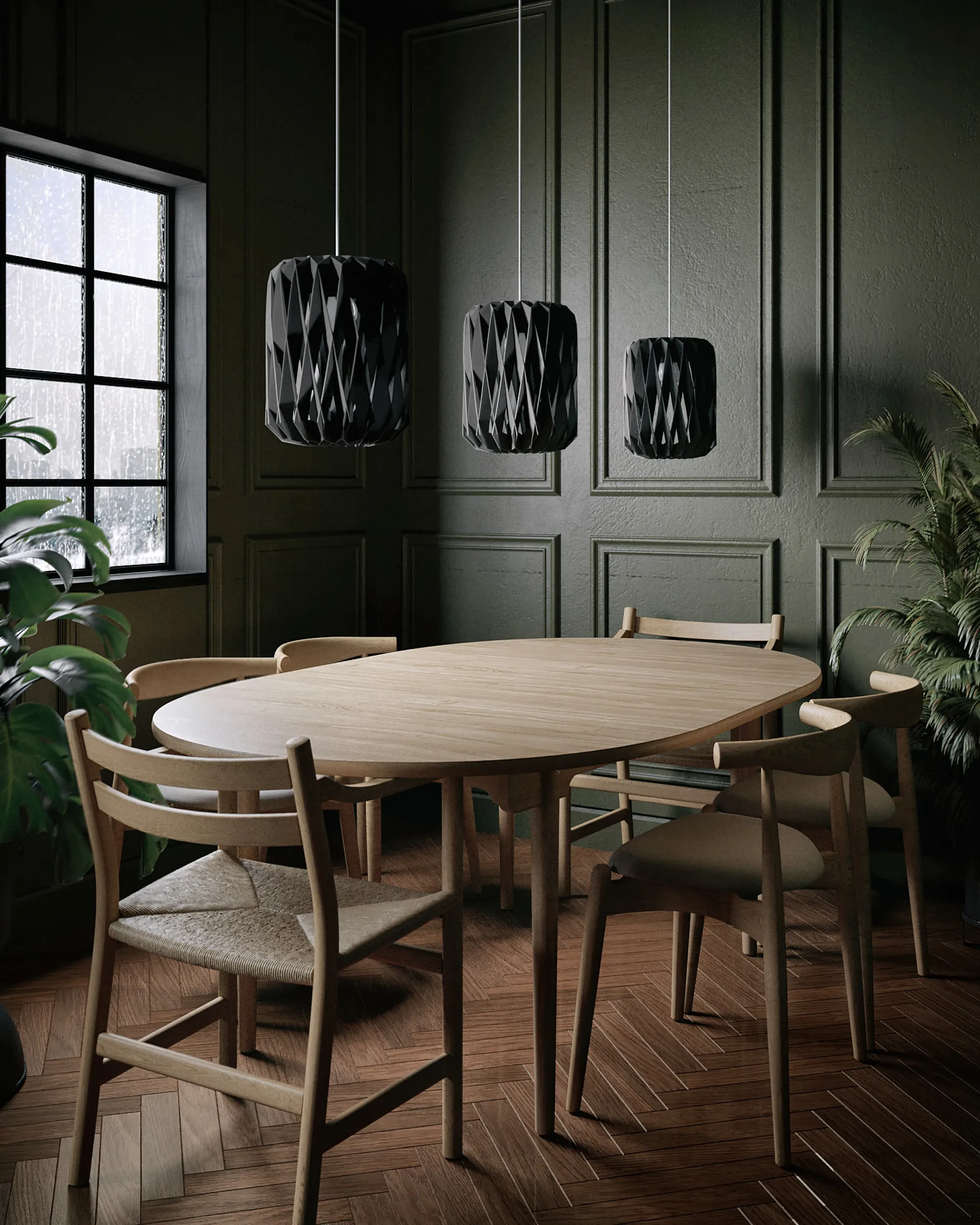 Lampa wisząca Pilke Signature Ø18 cm, Czarny Pilke