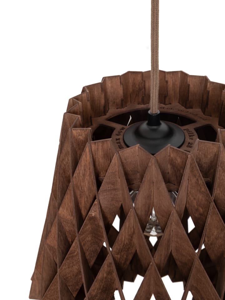 Lampa wisząca Pilke Signature Ø28 cm, Brązowy Pilke