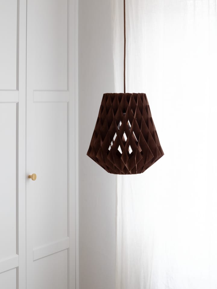 Lampa wisząca Pilke Signature Ø28 cm, Brązowy Pilke