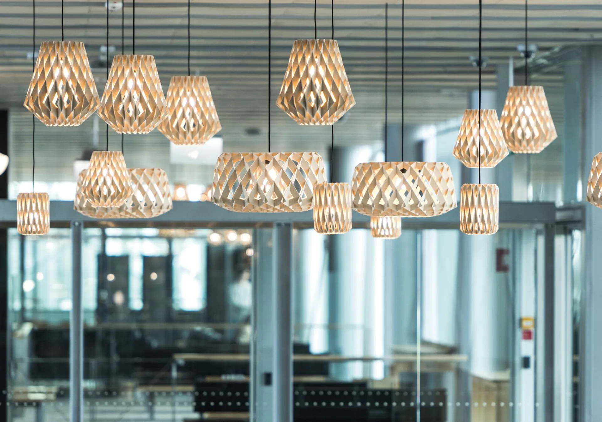 Lampa wisząca Pilke Signature Ø28 cm, Brzoza Pilke