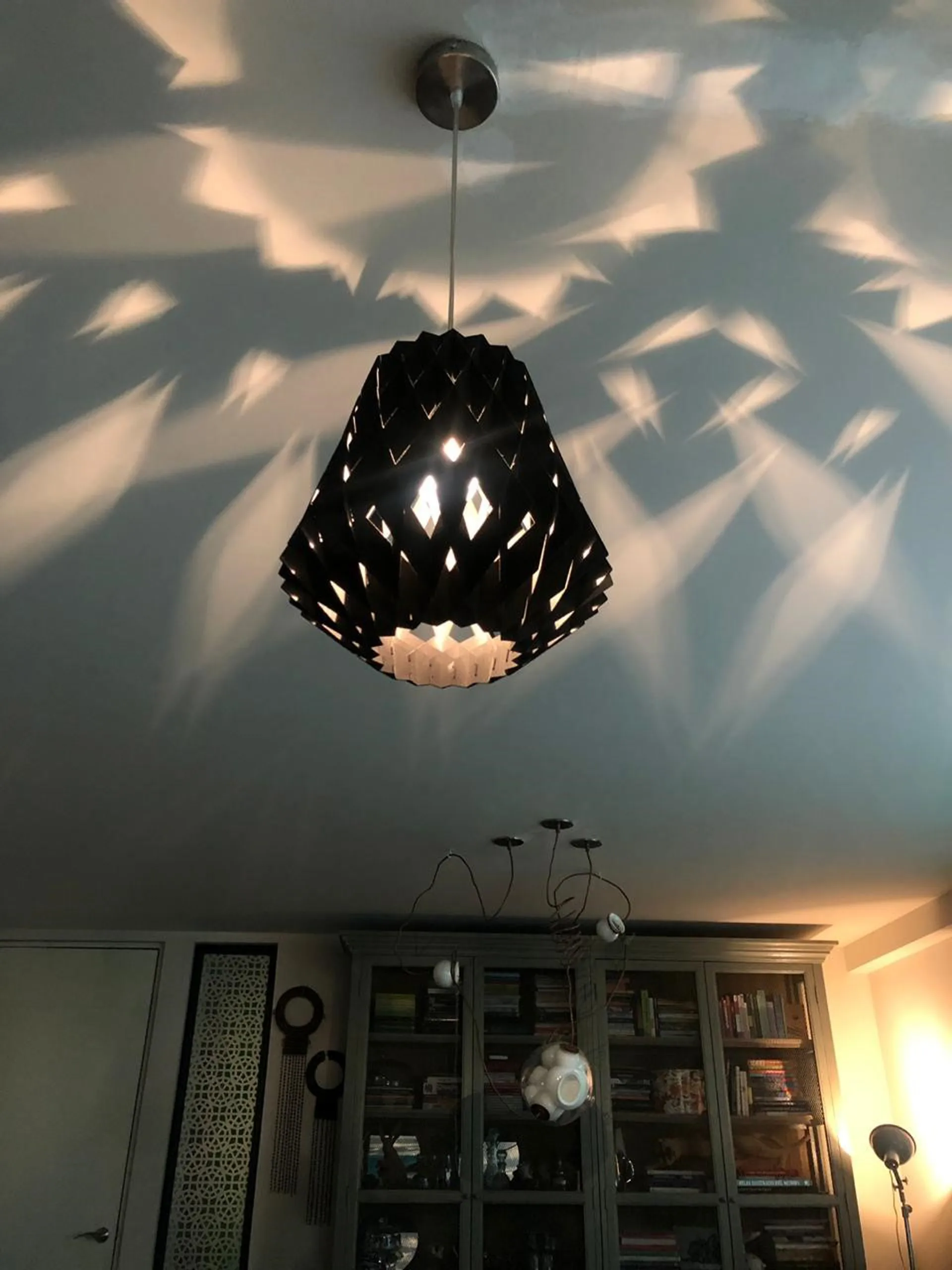 Lampa wisząca Pilke Signature Ø28 cm, Czarny Pilke