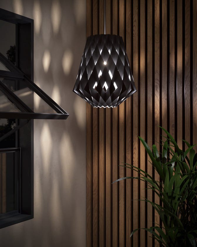 Lampa wisząca Pilke Signature Ø28 cm, Czarny Pilke