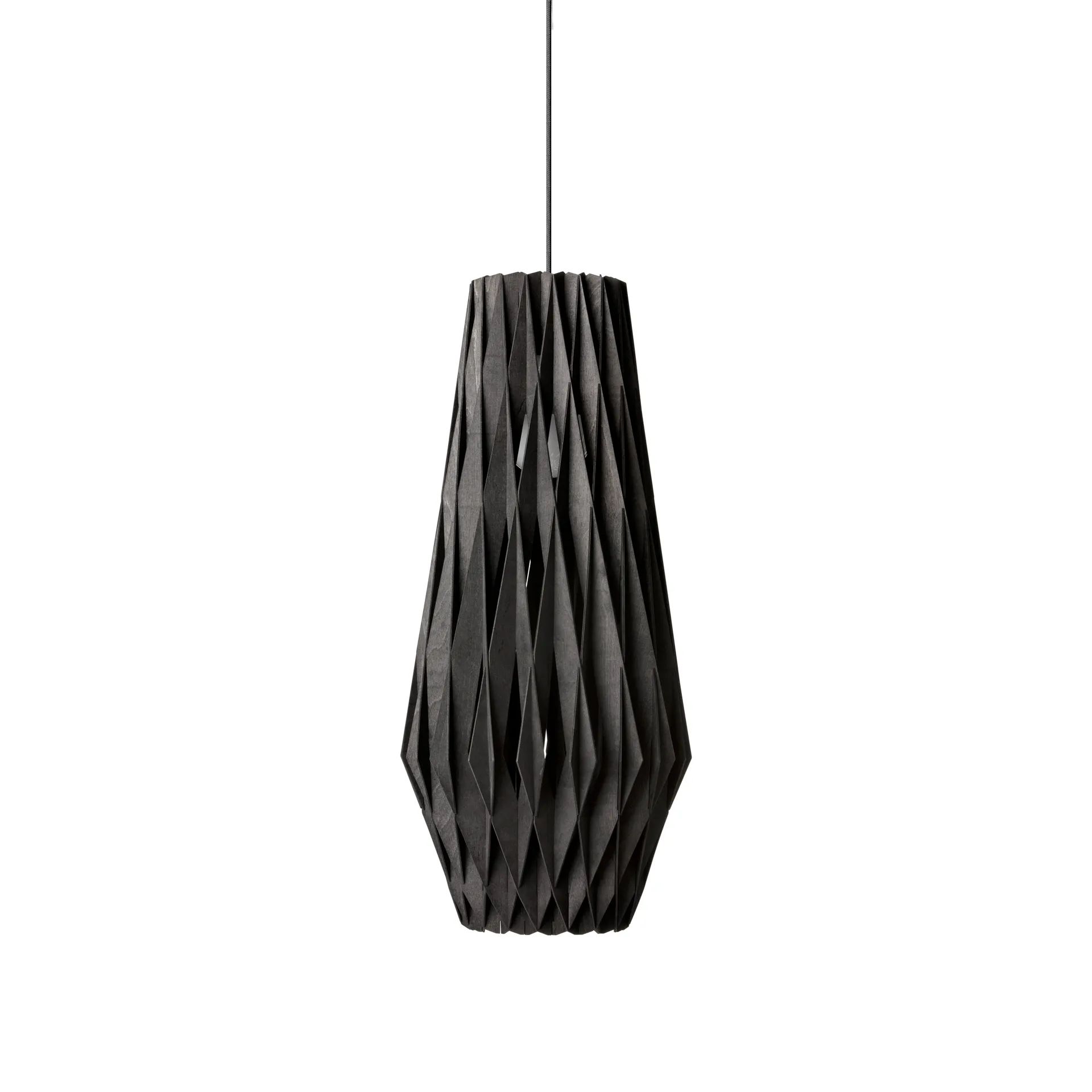 Lampa wisząca Pilke Signature 30/70 cm, Czarny Pilke