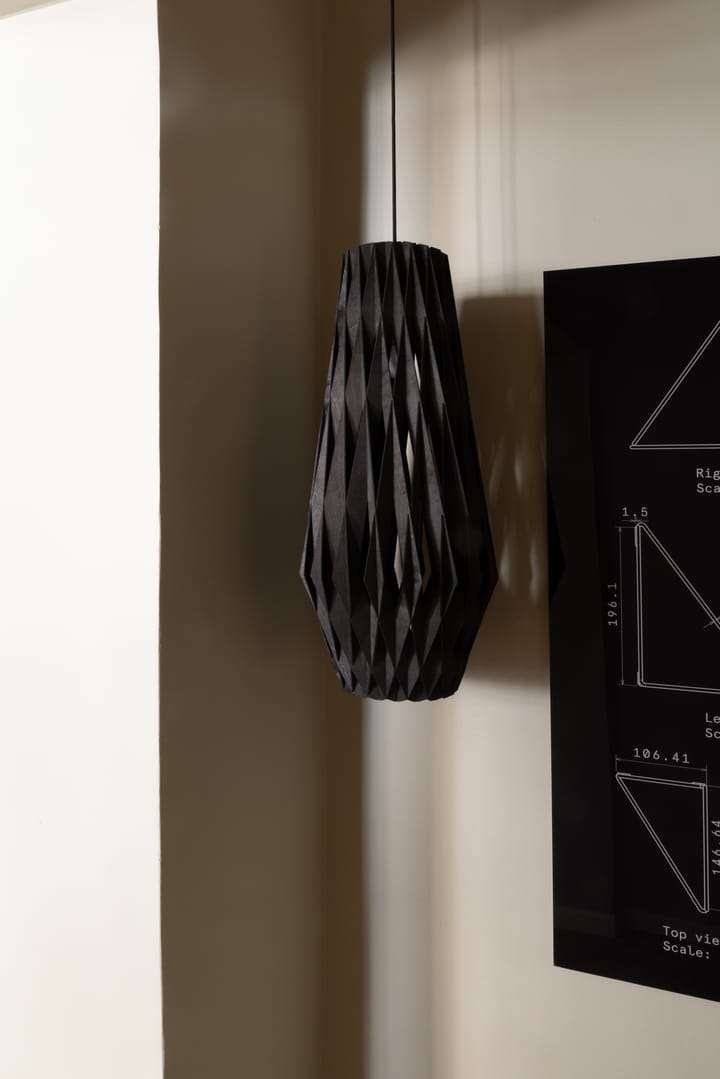 Lampa wisząca Pilke Signature 30/70 cm - Czarny - Pilke