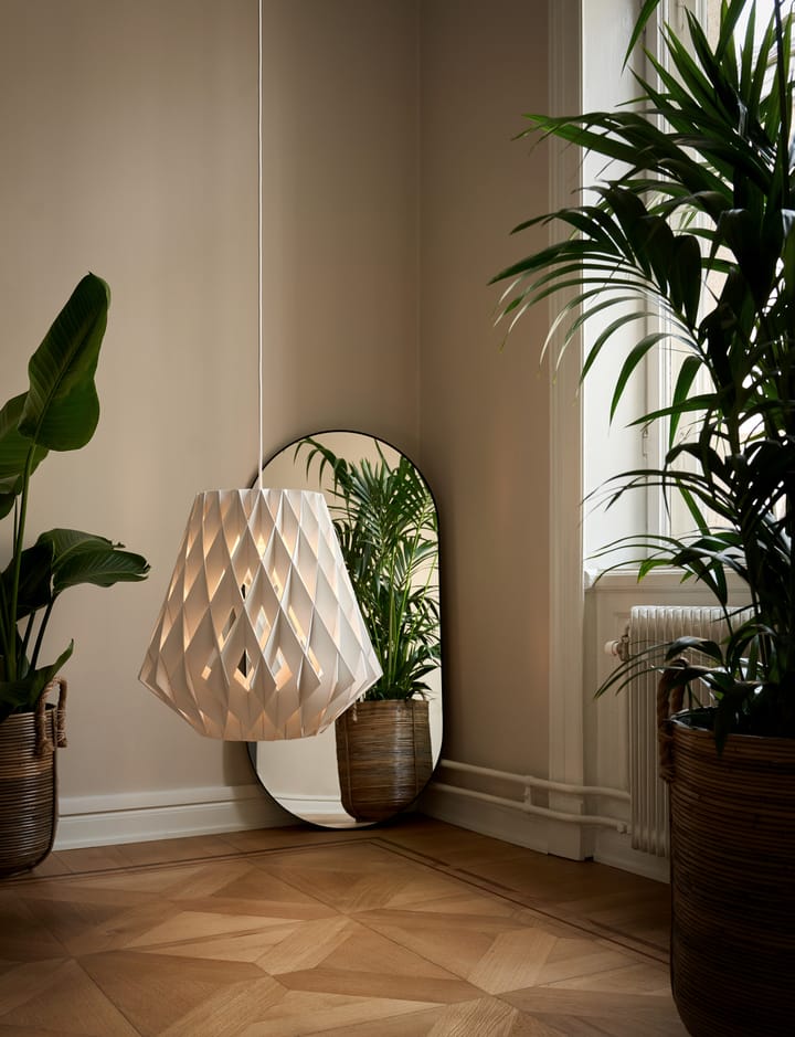 Lampa wisząca Pilke Signature Ø50 cm, Biały Pilke