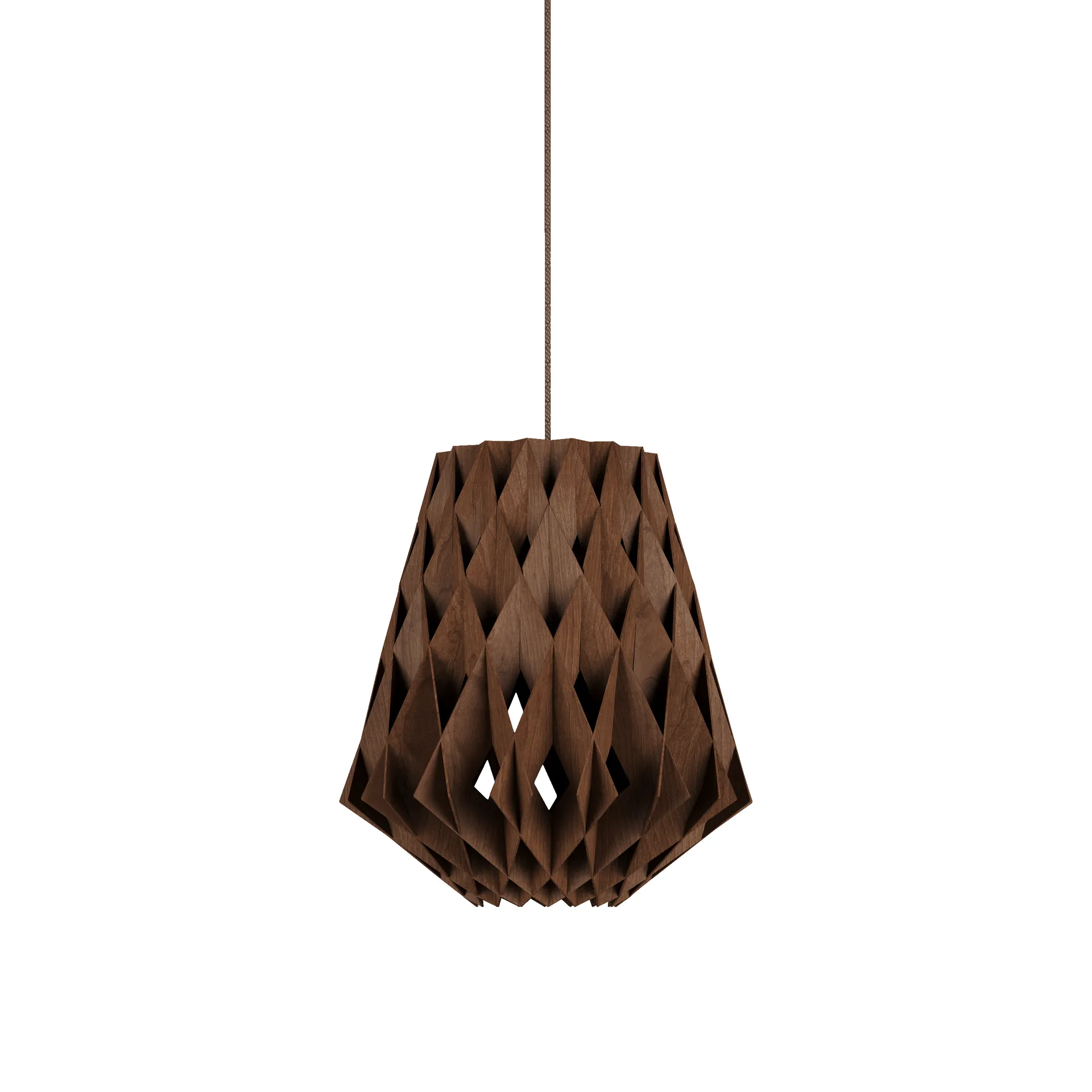 Lampa wisząca Pilke Signature Ø50 cm, Brązowy Pilke