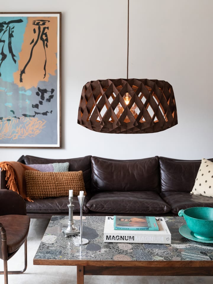 Lampa wisząca Pilke Signature Ø60 cm, Brązowy Pilke