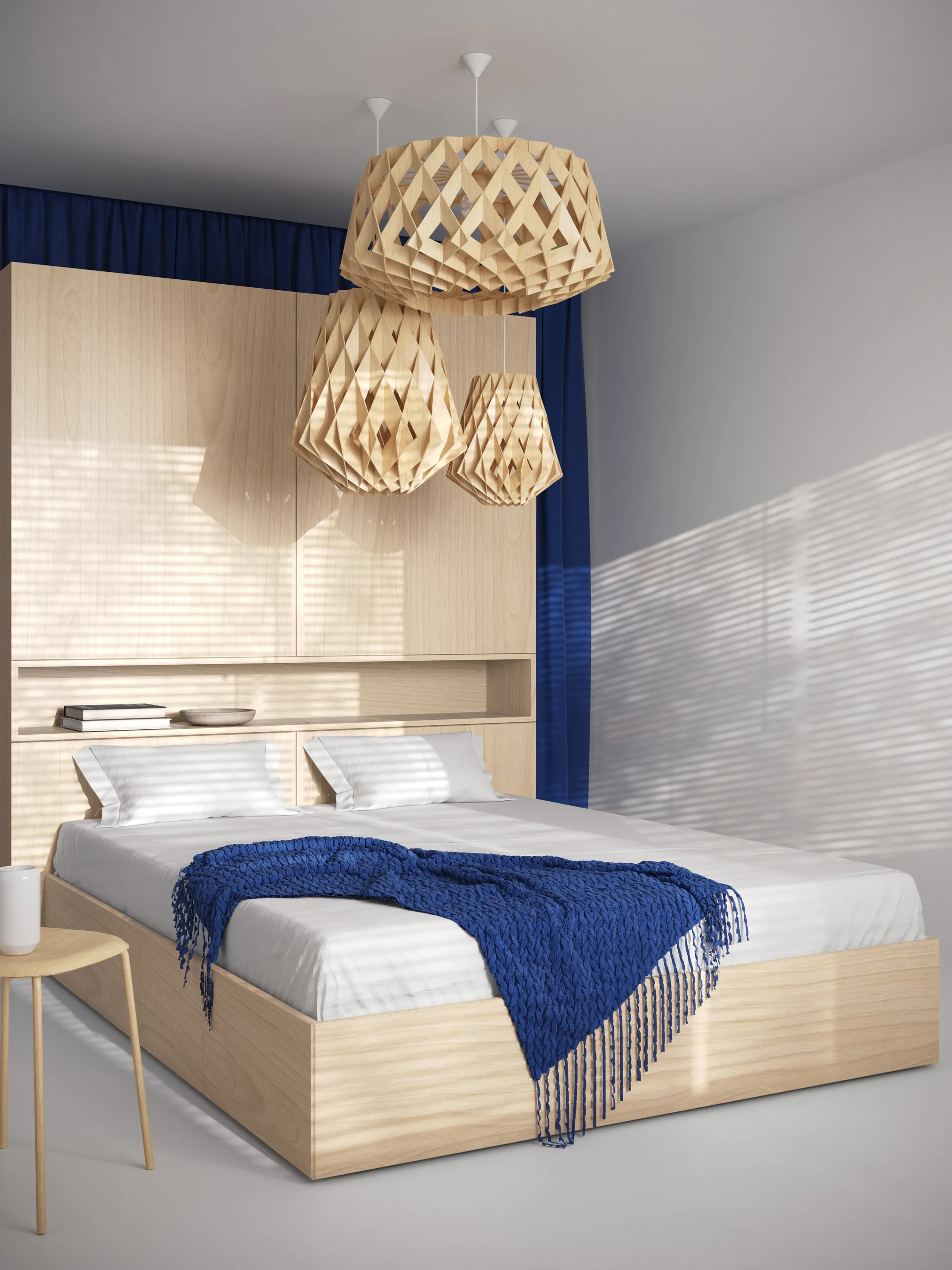 Lampa wisząca Pilke Signature Ø60 cm, Brzoza Pilke