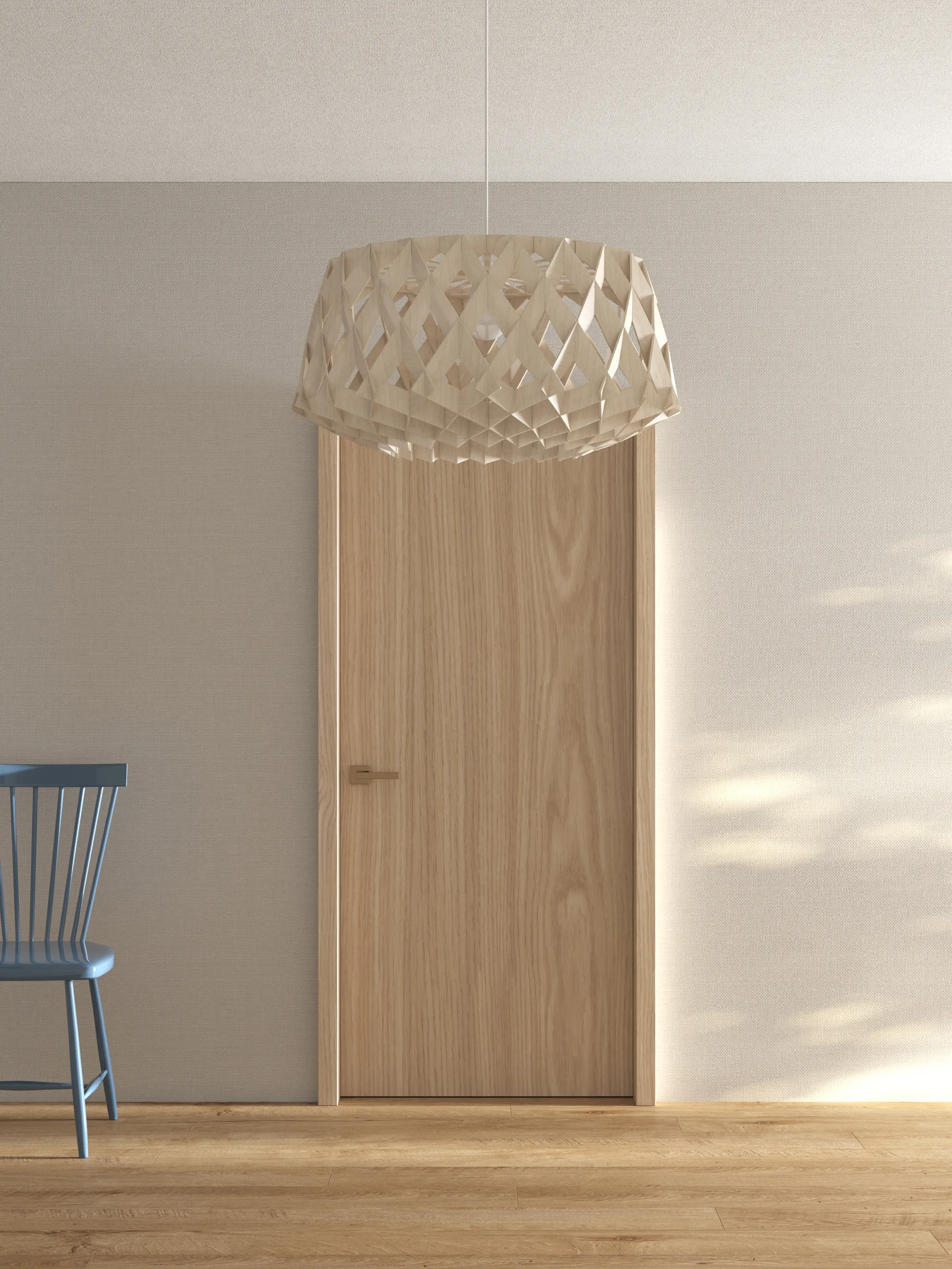 Lampa wisząca Pilke Signature Ø60 cm, Brzoza Pilke