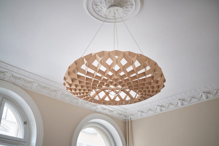 Lampa wisząca Pilke Signature Ø95 cm, Brzoza Pilke