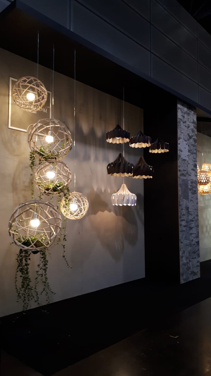 Lampa wisząca Pioni S Ø38 cm, Czarny Pilke