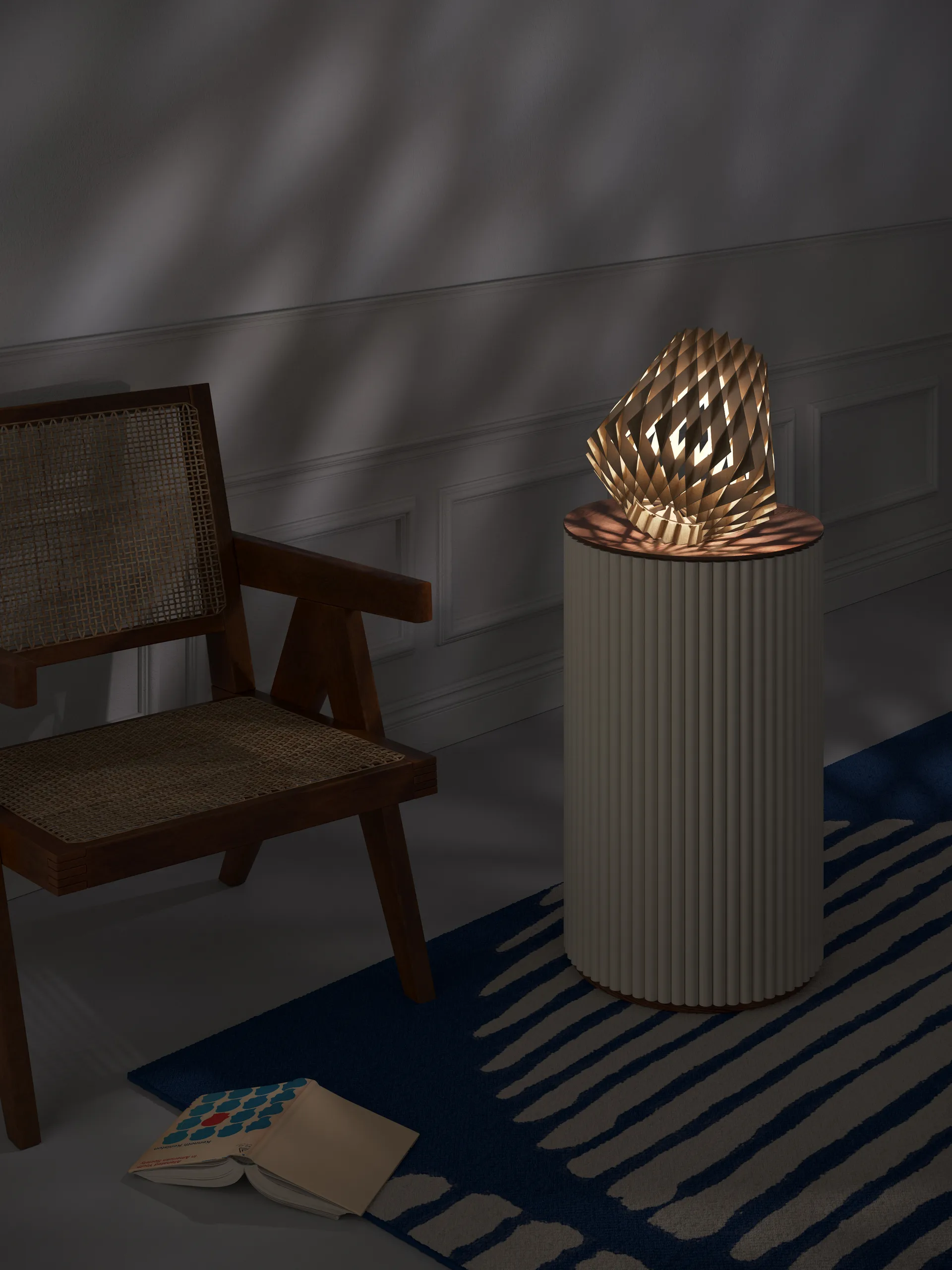 Pilke Signature lampa stołowa Ø28 cm, Brzoza Pilke