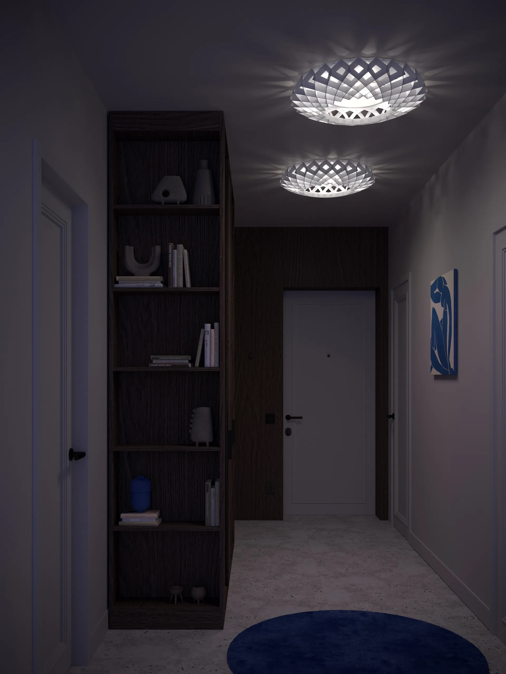 Plafon Pilke Signature Ø65 cm, Biały Pilke