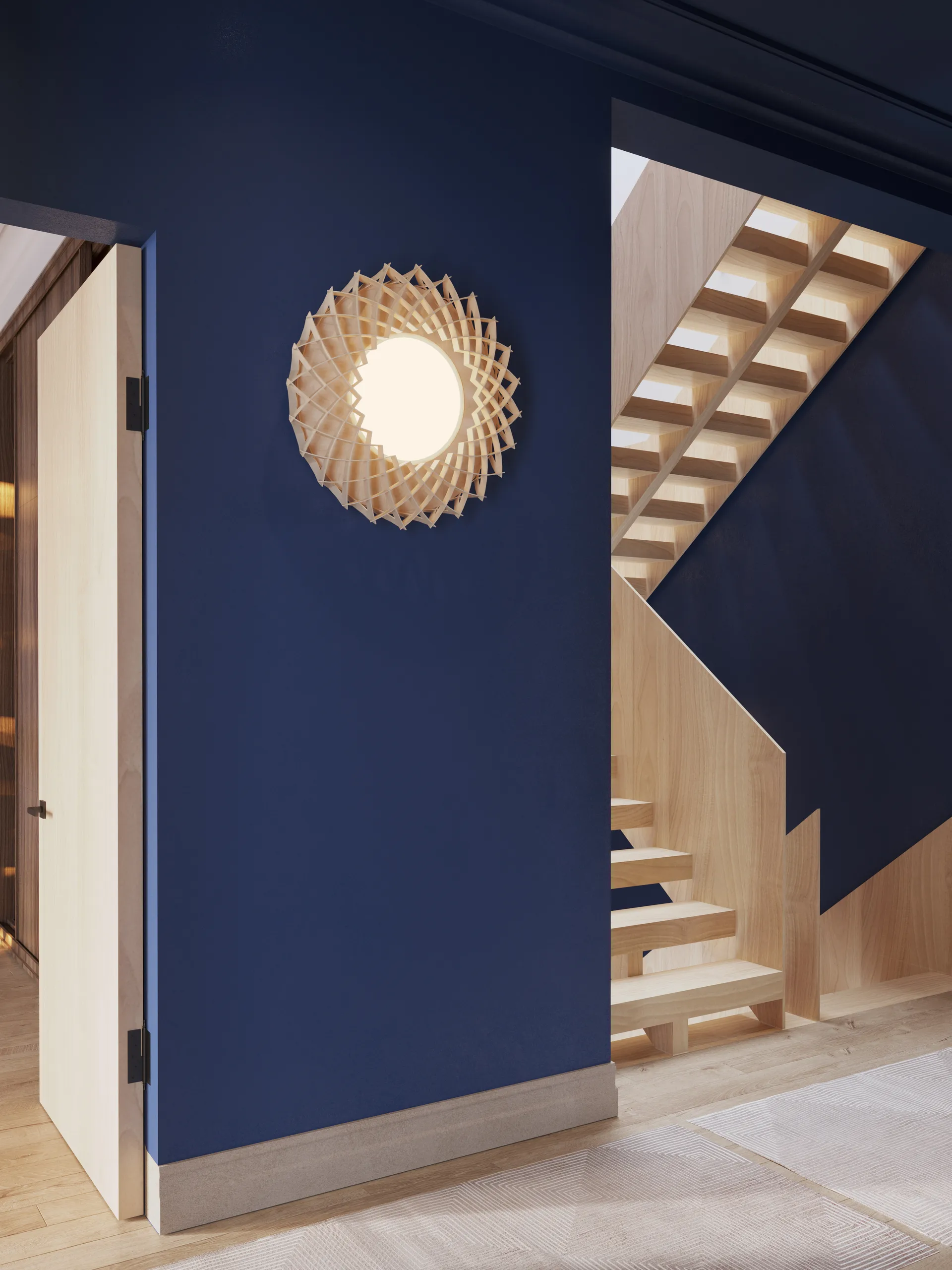 Plafon Pilke Signature Ø65 cm, Brzoza Pilke