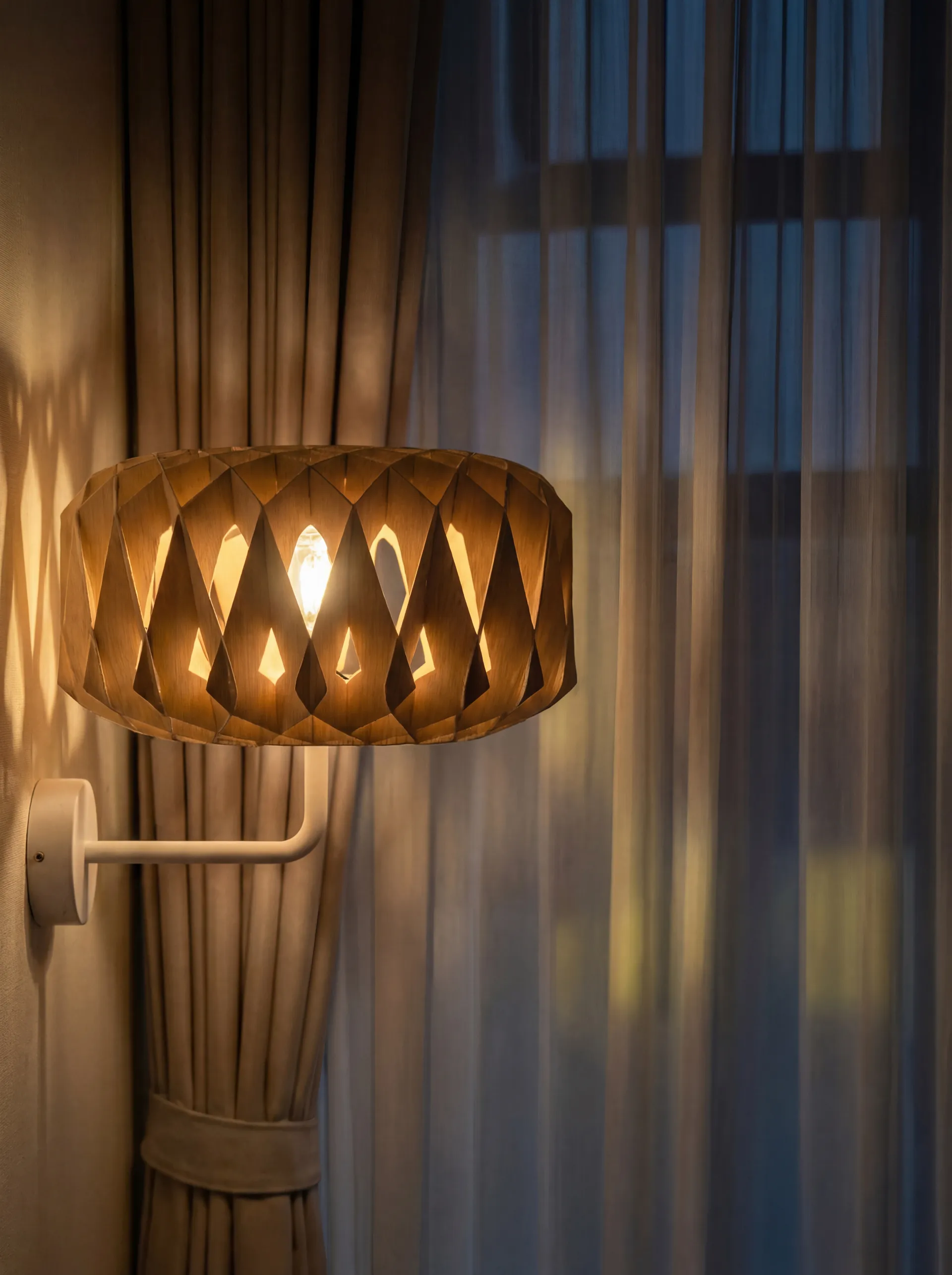 Signature 25 kinkiet, Brzoza, Ø28×15,5 cm Pilke