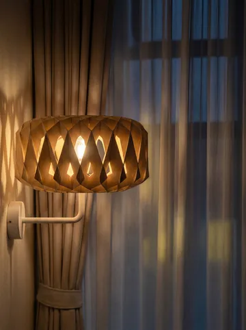 Signature 25 kinkiet - Brzoza, Ø28×15,5 cm - Pilke