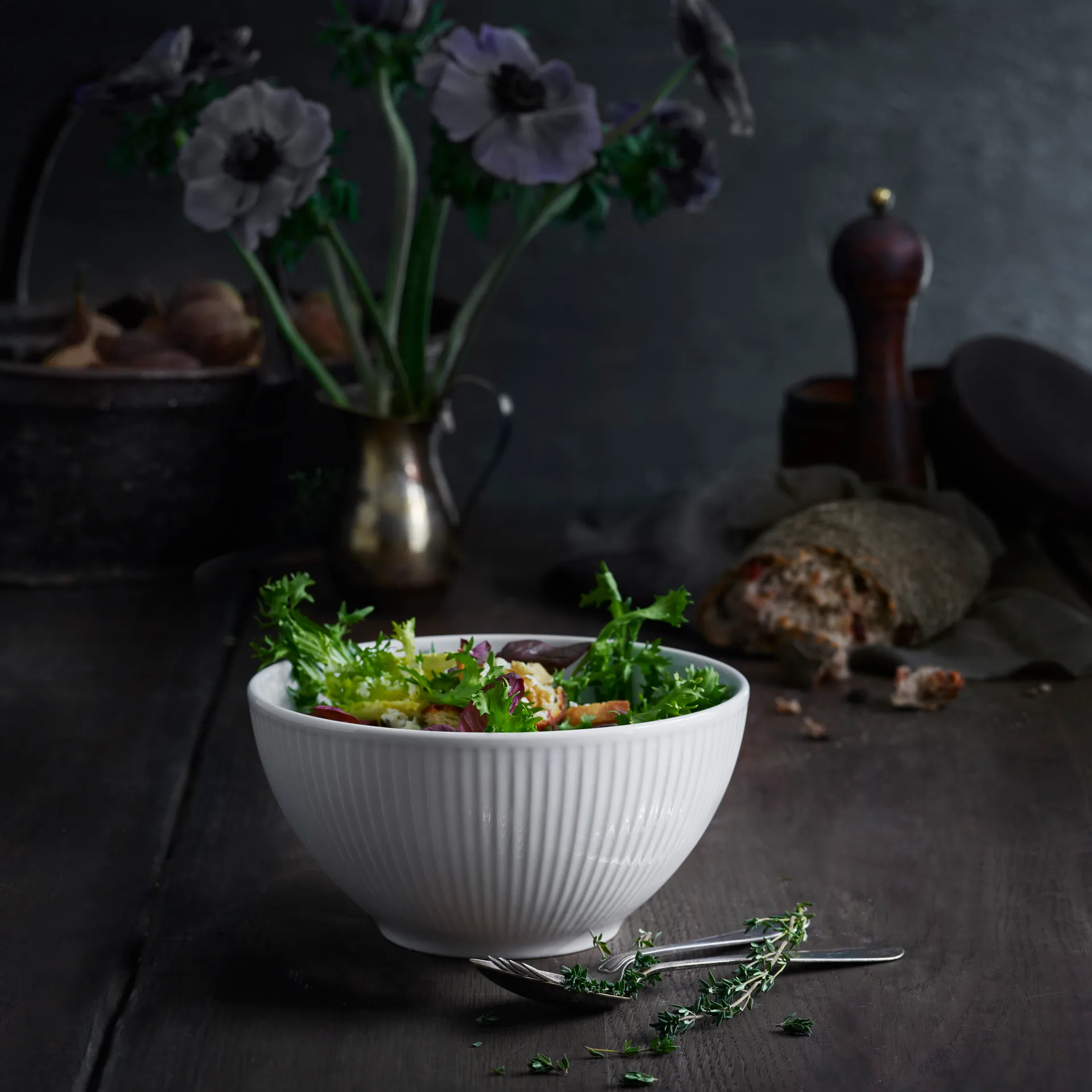 Miska Plissé 3,3 l, Biały Pillivuyt