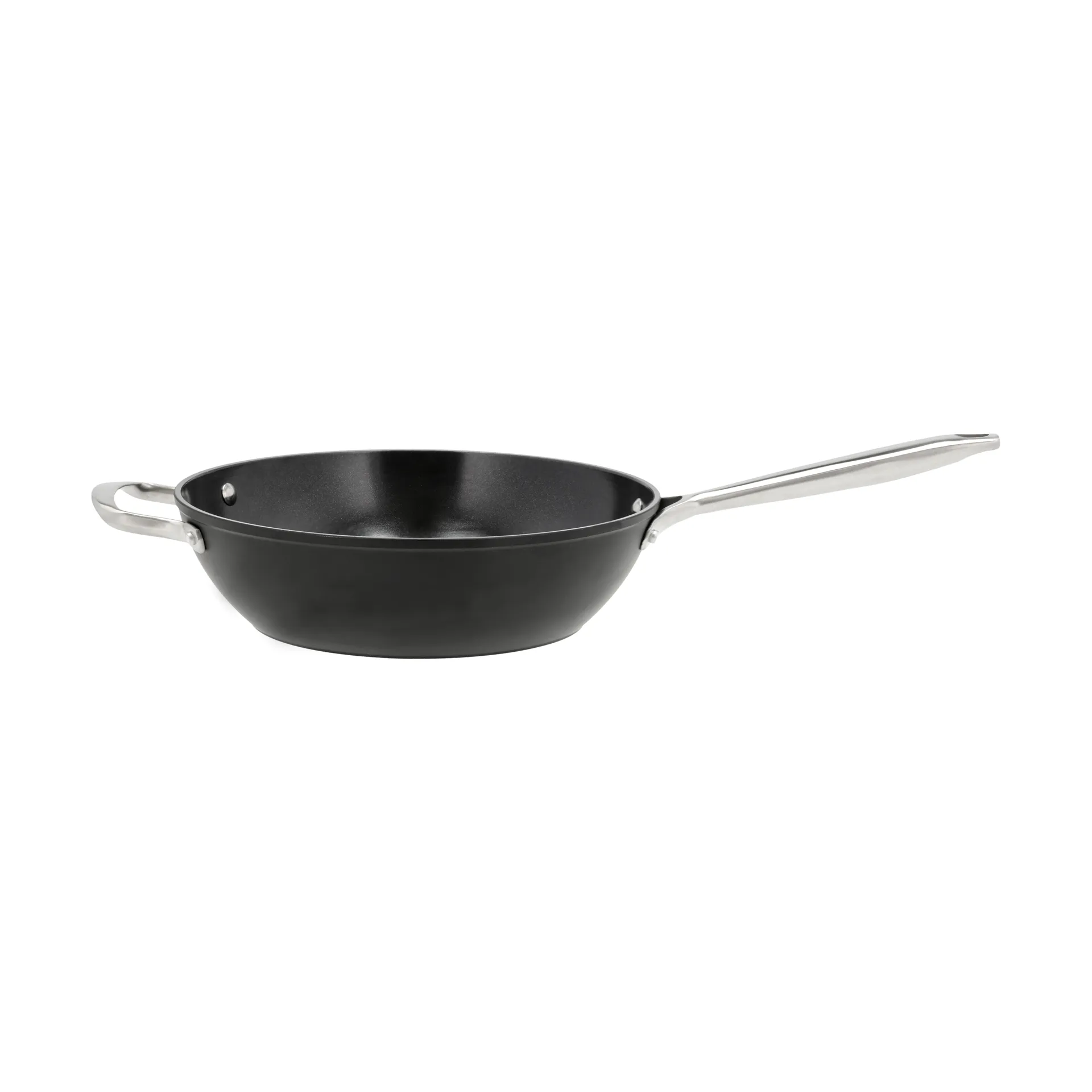 Patelnia wok Travo ceramiczna non-stick 28 cm, Czarny-aluminium Pillivuyt