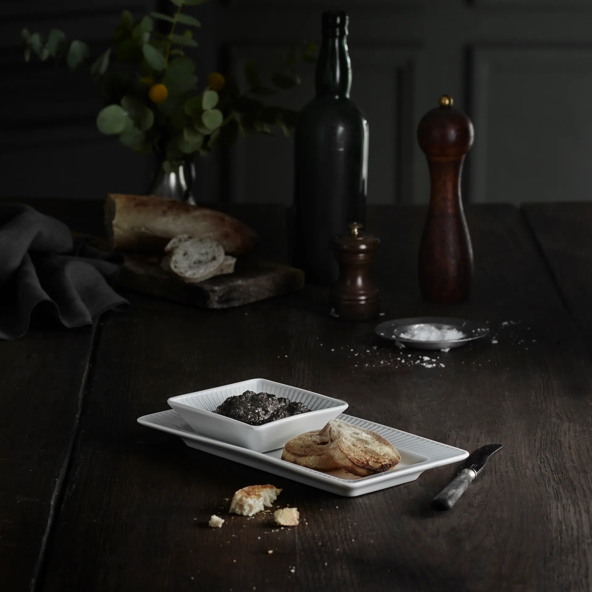 Półmisek Plissé 26x14 cm, Biały Pillivuyt