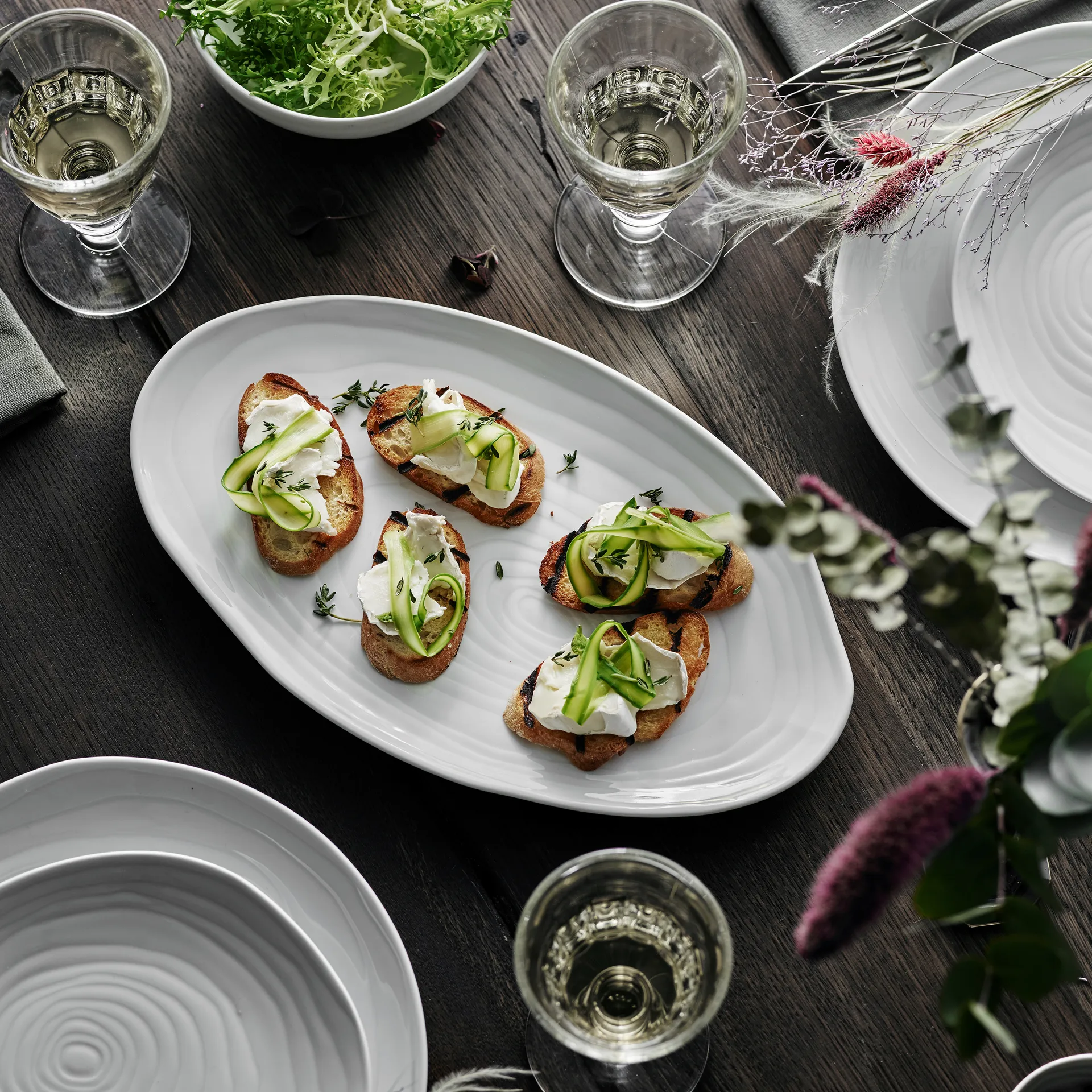 Talerz Boulogne owalny 26x36 cm, Biały Pillivuyt