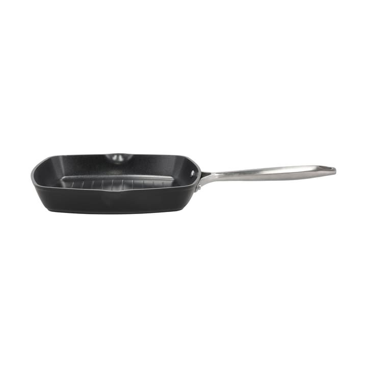 Travo patelnia grillowa ceramiczna non-stick 24x24 cm - Czarne aluminium - Pillivuyt