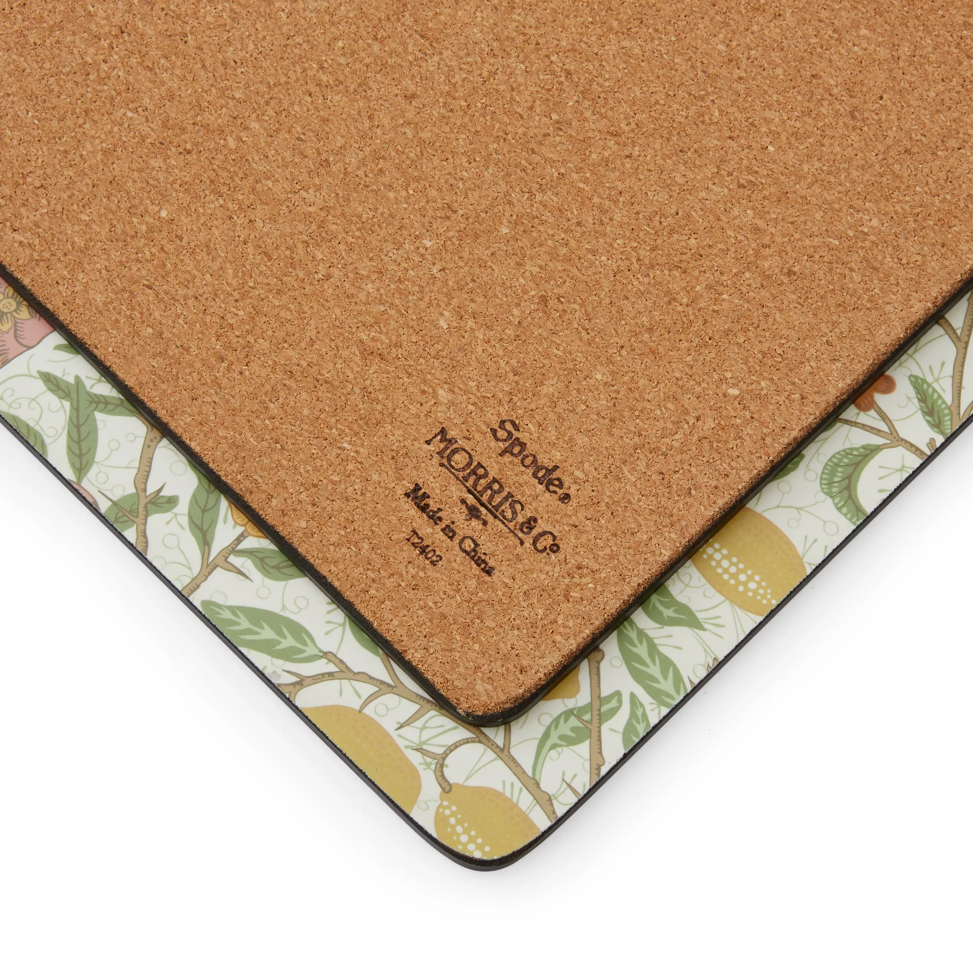 podkładki stołowe Morris & Co Simpley mixed 4 części, Fruit, Willow, Strawberry Thief, Marigold Pimpernel