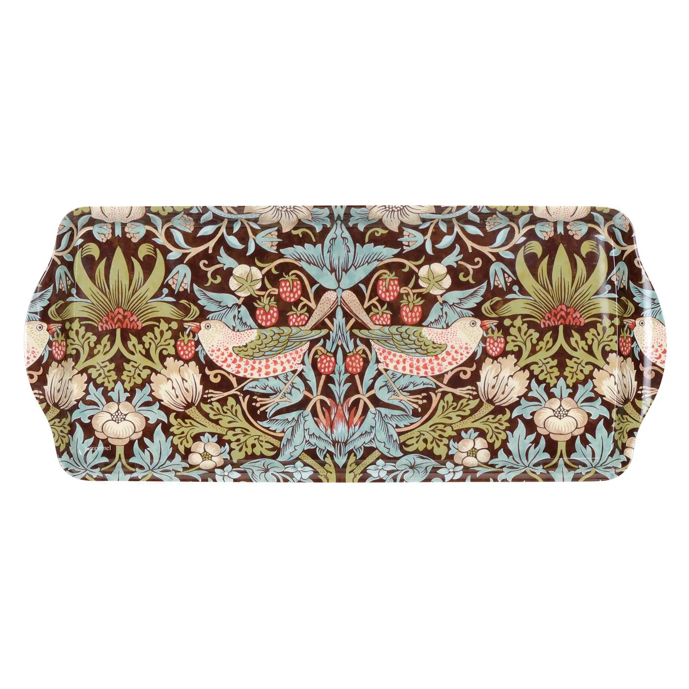 Tacka na kanapki Strawberry Thief, Brązowy Pimpernel