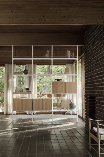 System półek Pira G2 F C B White/Oak 240–247 cm - Pira