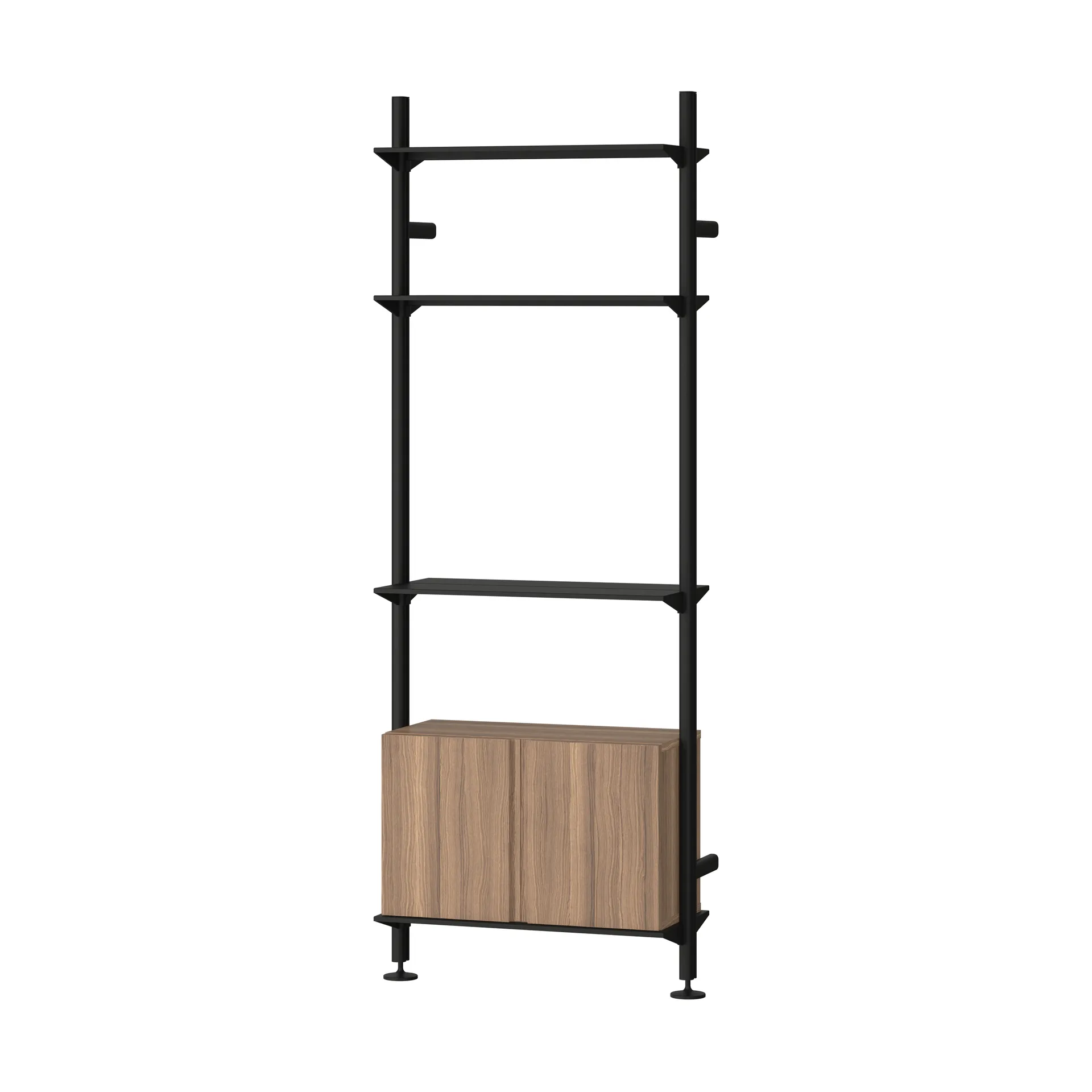 System półek Pira G2 W B Black/Walnut,  Pira