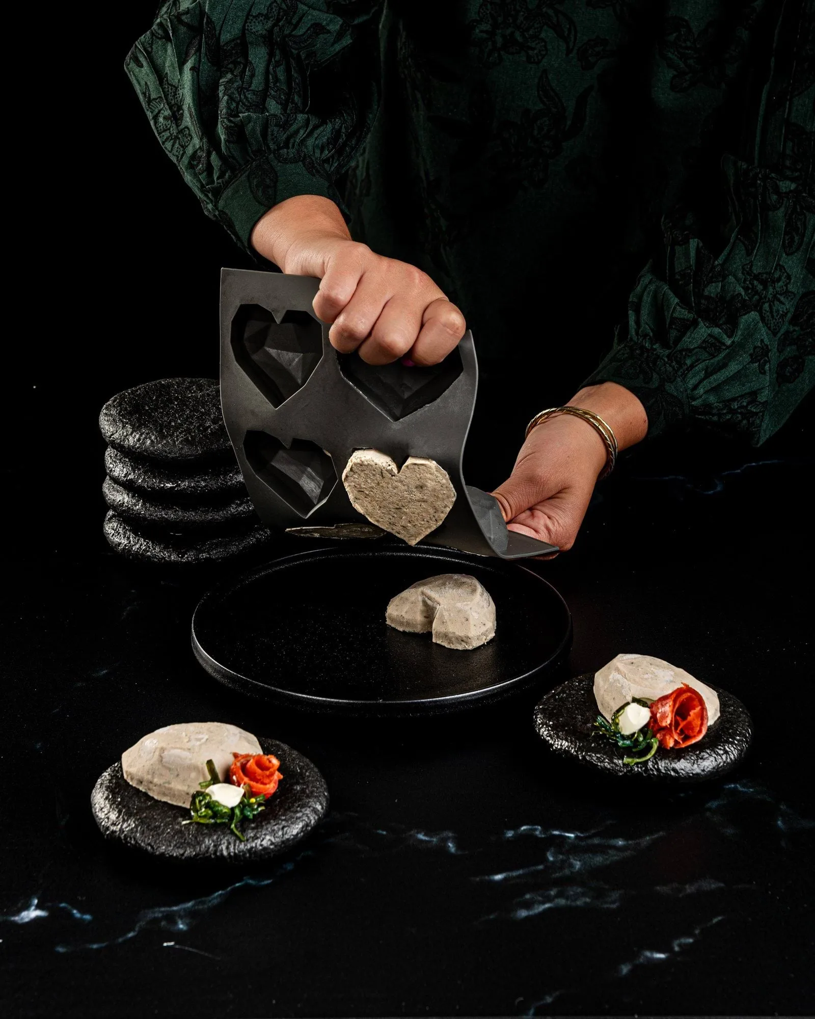 Plate-it foremki, Love At First Bite, silikon, 3 części Plate It