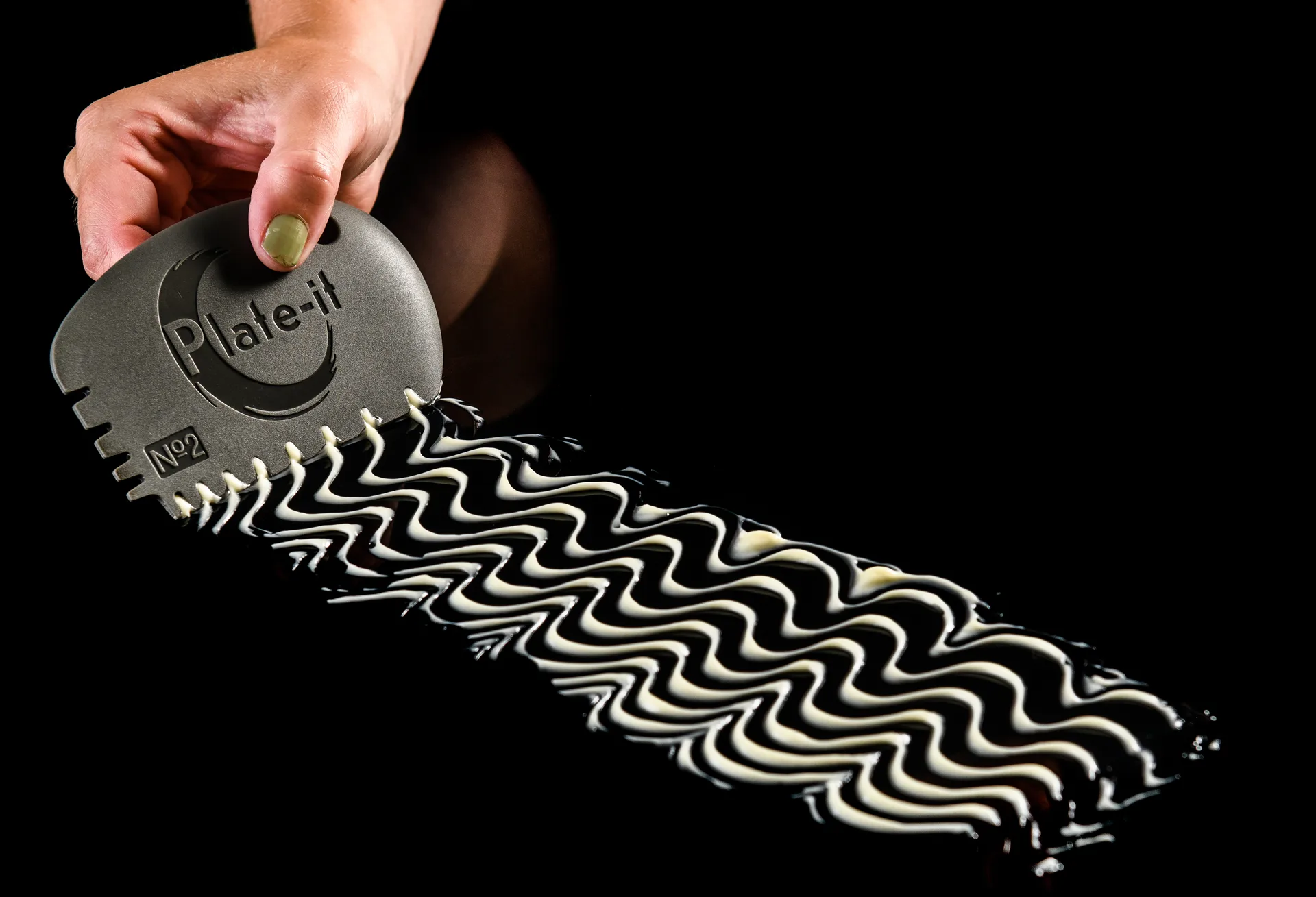 Skrobaczki Plate-it, 3 szt., Szare Plate It