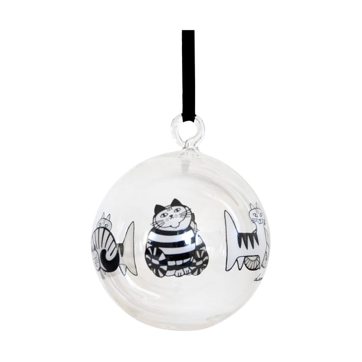 Bombka świąteczna Lisa Larson koty  - White-black - Pluto Design