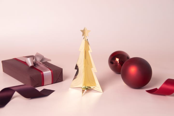 Choinka na stół mała 12 cm, Złoto Pluto Design