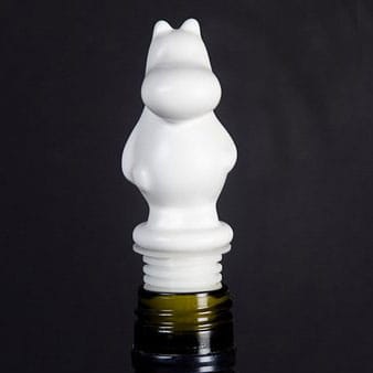 Korek do wina Muminki - Ceramika biała - Pluto Design