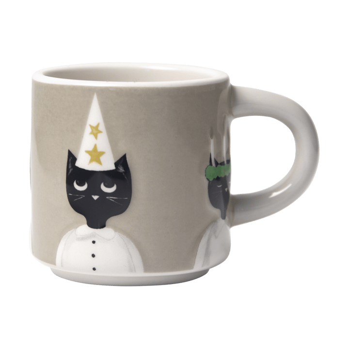 Kuben Christmas Cats, Szaro-biało-czarny Pluto Design