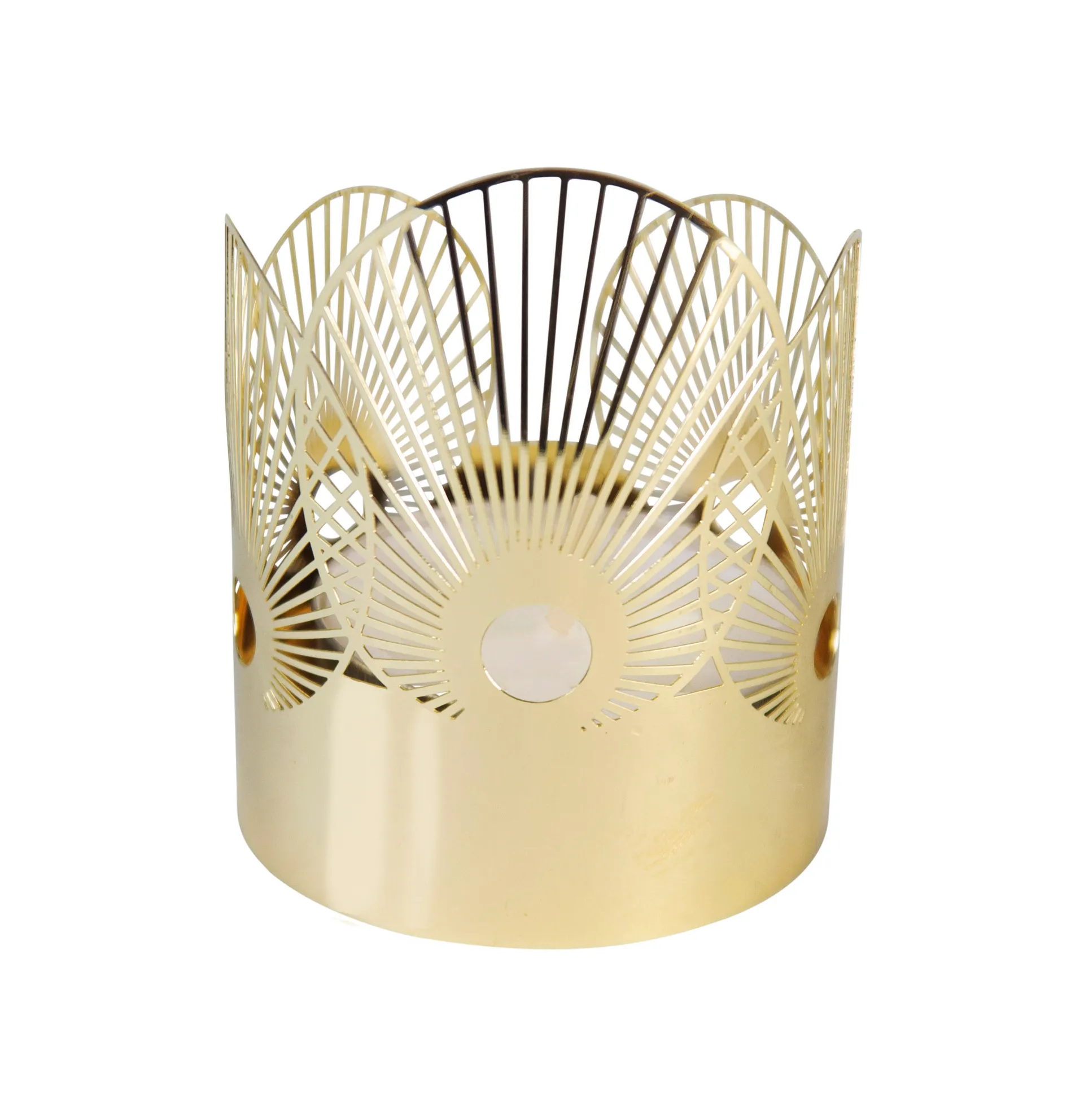 Lampion mini Sun Ø4,5 cm, Złoto Pluto Design