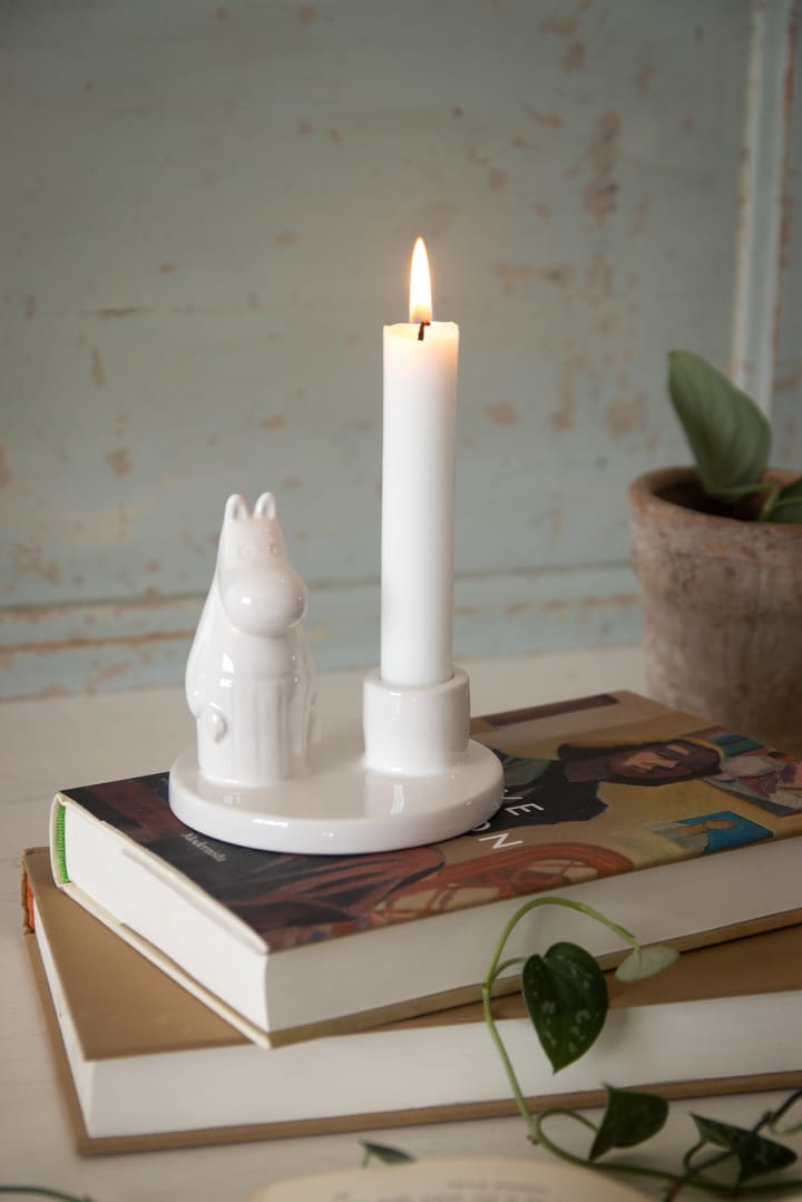Mama Muminków świecznik keramik - Biały - Pluto Design