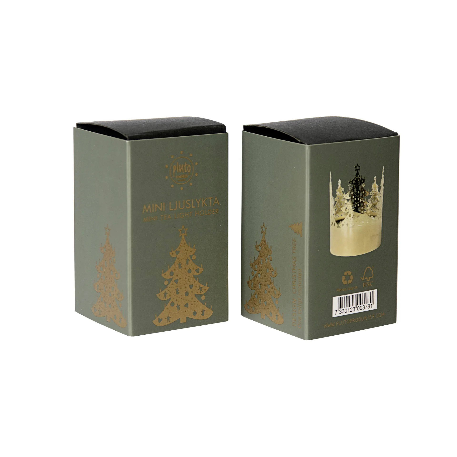 Mini latarnia Ø4.5 cm, drzewko świąteczne Pluto Design