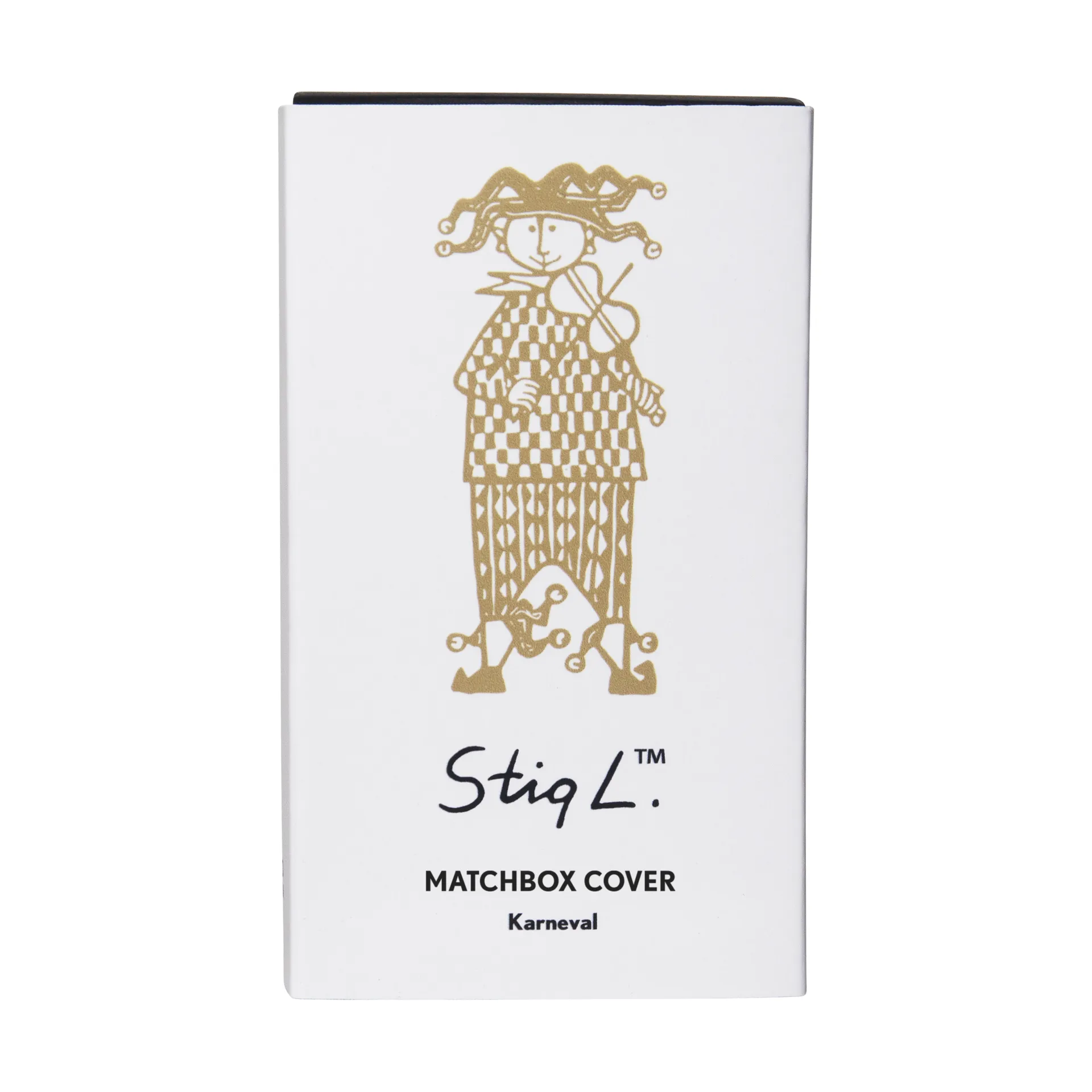 Pudełko zapałek Stig Lindberg Karneval, Złoty Pluto Design