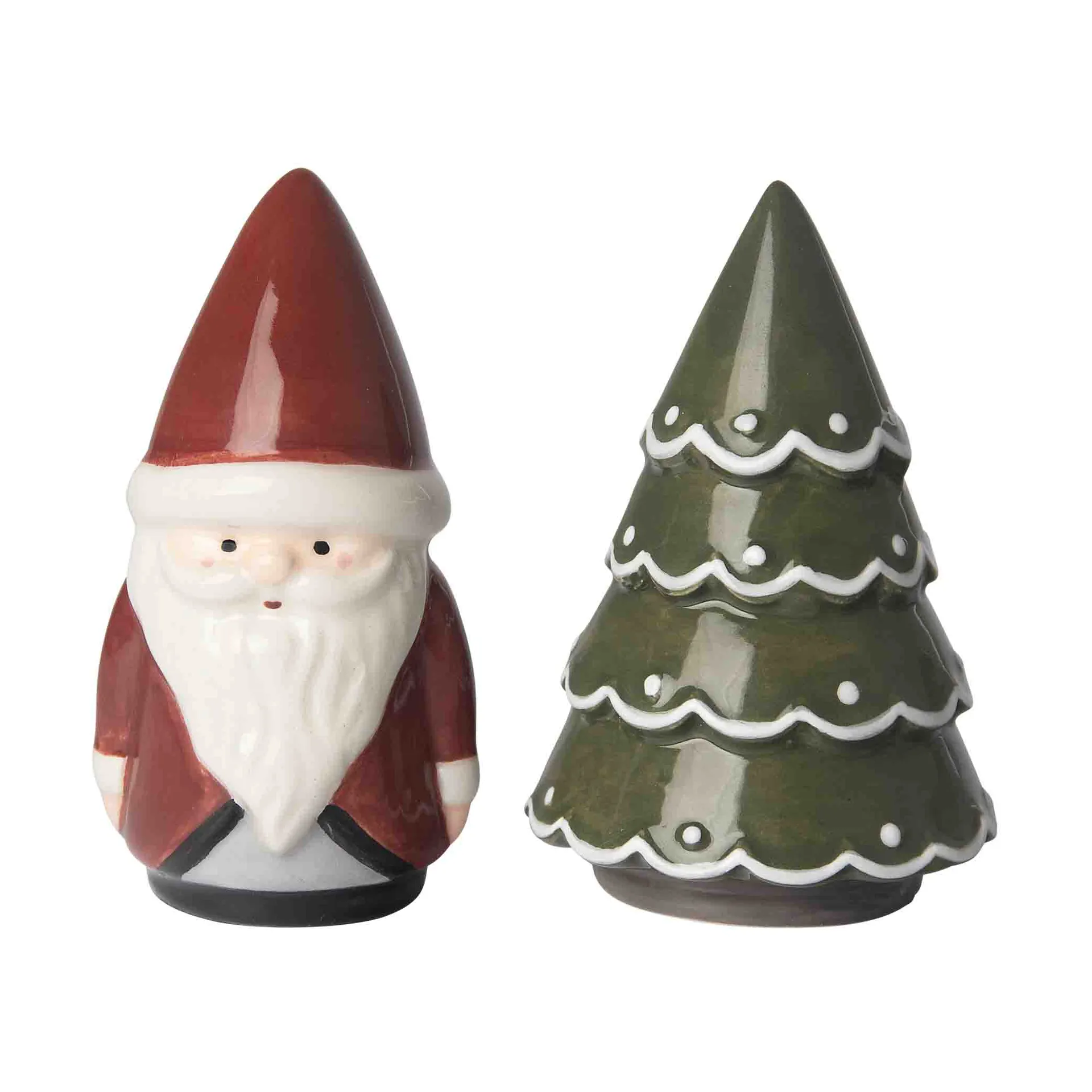 Solniczka i pieprzniczka Santa, Mikołaj, choinka Pluto Design