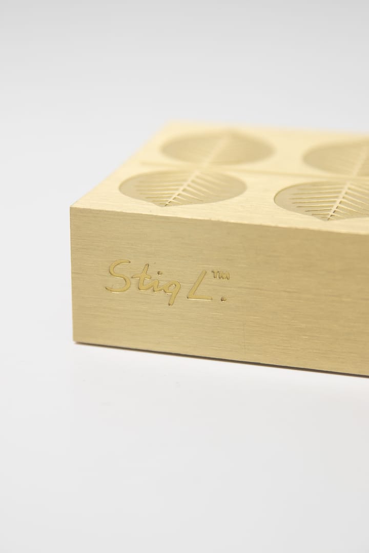 Stig L Berså etui na zapałki 6,8x12 cm, Złoty Pluto Design
